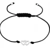 Armband met dubbele harten