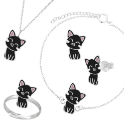Complete set zwarte kat