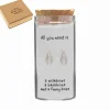 Gift box, oorstekers in flesje, wishbone