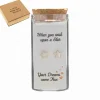 Gift box, oorstekers in flesje, sterren