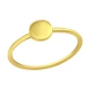 Gold plated basic ring
