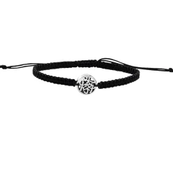 Katoenen armband met Chinees teken Rijkdom
