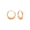 Rose gold plated Bali hoops, slingertjes en spiraalvormen