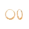Rose gold plated Bali hoops, slingertjes en spiralen