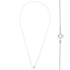 Zilveren basic ketting, slangen schakel