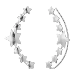 Zilveren ear climber, sterren