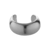 Zilveren ear cuff, gladde band