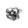 Zilveren ear cuff, spin