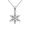 Zilveren ketting met hanger, ijskristal