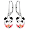 Zilveren oorhangers, pandadonut