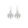 Zilveren oorhangers, tree of life