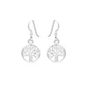 Zilveren oorhangers, tree of life