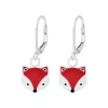 Zilveren oorhangers, vosjes