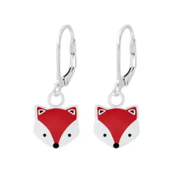 Zilveren oorhangers, vosjes
