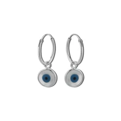 Zilveren oorringen, boze oog