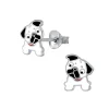 Zilveren oorstekers, puppy’s
