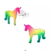 Zilveren oorstekers, regenboogeenhoorn