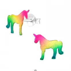 Zilveren oorstekers, regenboogeenhoorn