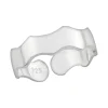 Zilveren teenring, abstracte golvende ring